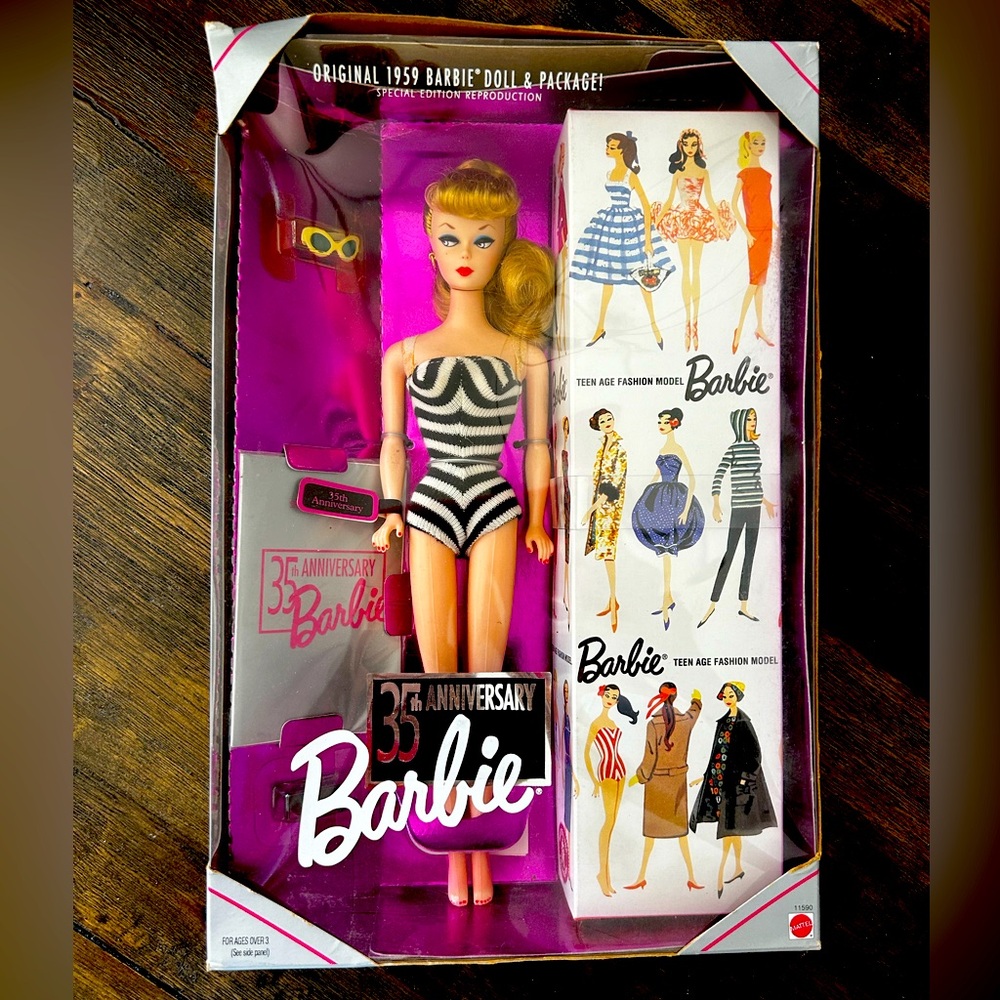 OG 1959 Barbie Doll 35th Anniversary Reproduction